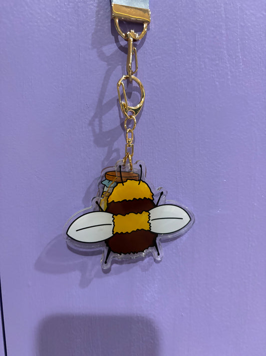 Honey bee lanyard